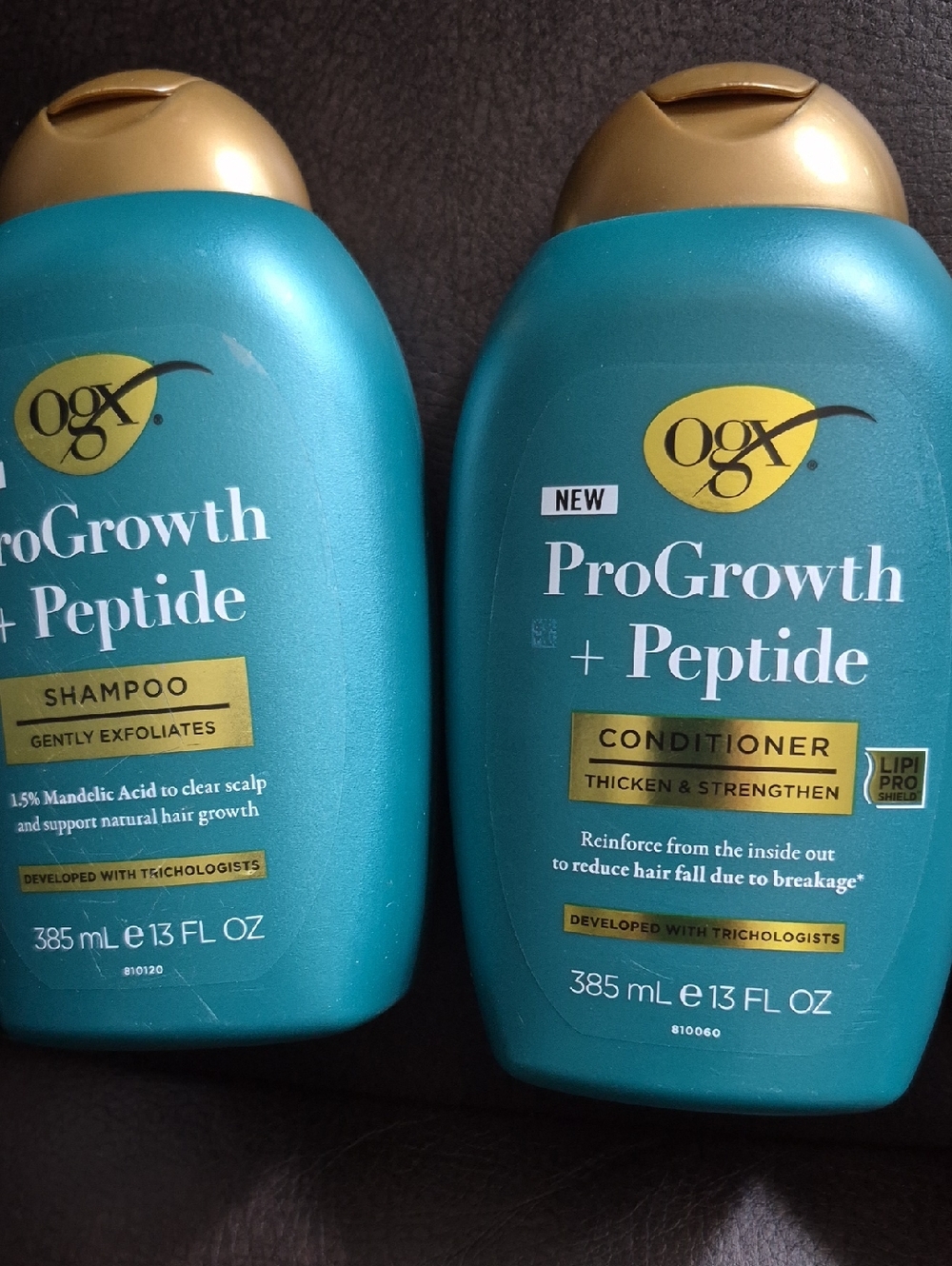 OGX ProGrowth + Peptide Shampoo & Conditioner Set